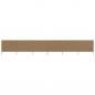 Preview: 6-teiliges Windschutzgewebe 800 x 80 cm Taupe