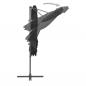 Preview: Ampelschirm mit Stahlmast Anthrazit 250 x 250 cm 