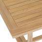 Preview: Garten-Ausziehtisch 180-280x100x75 cm Massivholz Teak