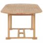 Preview: Ausziehbarer Gartentisch 180-280x100x75 cm Massivholz Teak