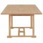 Preview: 9-tlg. Garten-Essgruppe 180-280 x 100 x 75 cm Teak Massivholz