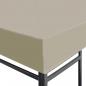 Preview: Pavillondach 310 g/m² 4×3 m Beige 