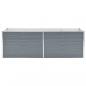 Preview: Garten-Hochbeet Verzinkter Stahl 240x80x77 cm Grau