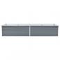 Preview: Garten-Hochbeet Verzinkter Stahl 240x80x45 cm Grau