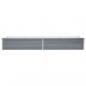Preview: Garten-Hochbeet Verzinkter Stahl 320x80x45 cm Grau