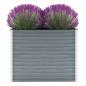 Preview: ARDEBO.de - Garten-Hochbeet Verzinkter Stahl 100x40x77 cm Grau