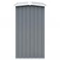 Preview: Brennholzlager Verzinkter Stahl 172 x 91 x 154 cm Grau