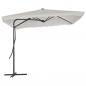 Preview: Sonnenschirm mit Stahlmast 250×250 cm Sand