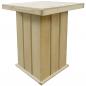 Preview: ARDEBO.de - Bartisch 75x75x110 cm Kiefernholz Imprägniert
