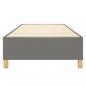 Preview: Bettgestell Dunkelgrau 90x200 cm Stoff