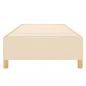 Preview: Bettgestell Creme 90x200 cm Stoff