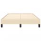 Preview: Bettgestell Creme 120x200 cm Stoff