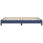 Preview: Bettgestell Blau 140x200 cm Stoff