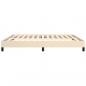 Preview: Bettgestell Creme 160x200 cm Stoff