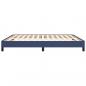 Preview: Bettgestell Blau 160x200 cm Stoff