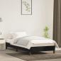 Preview: ARDEBO.de - Bettgestell Schwarz 100x200 cm Samt
