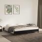 Preview: ARDEBO.de - Bettgestell Schwarz 160x200 cm Samt