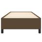 Preview: Bettgestell Dunkelbraun 80x200 cm Stoff