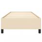 Preview: Bettgestell Creme 80x200 cm Stoff