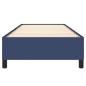 Preview: Bettgestell Blau 90x190 cm Stoff