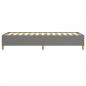 Preview: Bettgestell Dunkelgrau 100x200 cm Stoff