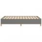 Preview: Bettgestell Dunkelgrau 120x200 cm Stoff