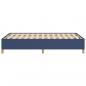 Preview: Bettgestell Blau 120x200 cm Stoff