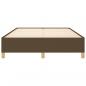 Preview: Bettgestell Dunkelbraun 140x190 cm Stoff