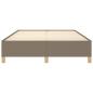 Preview: Bettgestell Taupe 140x190 cm Stoff