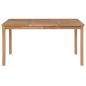 Preview: Gartentisch 150x90x77 cm Massivholz Teak