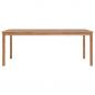 Preview: Gartentisch 200x100x77 cm Massivholz Teak