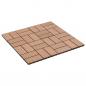 Preview: Terrassenfliesen 11 Stück WPC 30 x 30 cm 1 qm Braun
