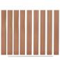 Preview: ARDEBO.de - Ersatz-Zaunbretter 9 Stk. WPC 170 cm Braun