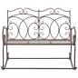 Preview: Gartenbank 104 cm Eisen Antik Braun