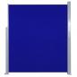 Preview: Ausziehbare Seitenmarkise 160x500 cm Blau