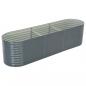 Preview: Garten-Hochbeet 320x80x81 cm Verzinkter Stahl Grau