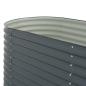 Preview: Garten-Hochbeet 320x80x81 cm Verzinkter Stahl Grau