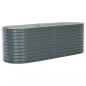 Preview: Garten-Hochbeet 240 x 80 x 81 cm Verzinkter Stahl Grau
