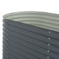 Preview: Garten-Hochbeet 240 x 80 x 81 cm Verzinkter Stahl Grau