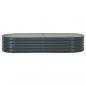 Preview: Garten-Hochbeet 240x80x44 cm Verzinkter Stahl Grau