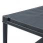 Preview: Lagerregal Schwarz 125 kg 60 x 30 x 180 cm Kunststoff