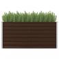 Preview: ARDEBO.de - Hochbeet Braun 160 x 80 x 77 cm Verzinkter Stahl