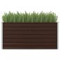 Preview: Hochbeet Braun 160 x 80 x 77 cm Verzinkter Stahl