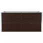 Preview: Hochbeet Braun 160 x 80 x 77 cm Verzinkter Stahl