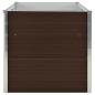 Preview: Hochbeet Braun 160 x 80 x 77 cm Verzinkter Stahl