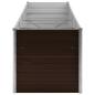 Preview: Garten-Hochbeet Braun 320 x 80 x 77 cm Verzinkter Stahl