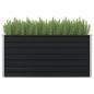 Preview: ARDEBO.de - Hochbeet Anthrazit 160 x 80 x 77 cm Verzinkter Stahl