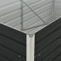 Preview: Hochbeet Anthrazit 160 x 80 x 77 cm Verzinkter Stahl