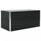 Preview: Hochbeet Anthrazit 160 x 80 x 77 cm Verzinkter Stahl
