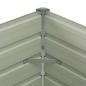 Preview: Hochbeet Anthrazit 100 x 100 x 77 cm Verzinkter Stahl